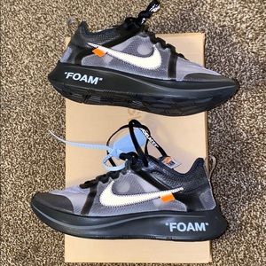 Nike Zoom Fly Off-White Black Silver